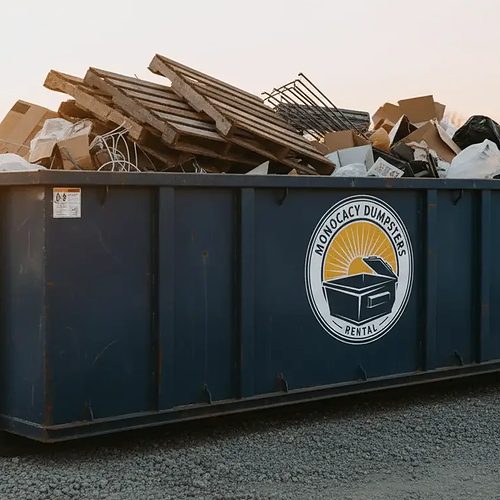 Fill the dumpster at your own pace