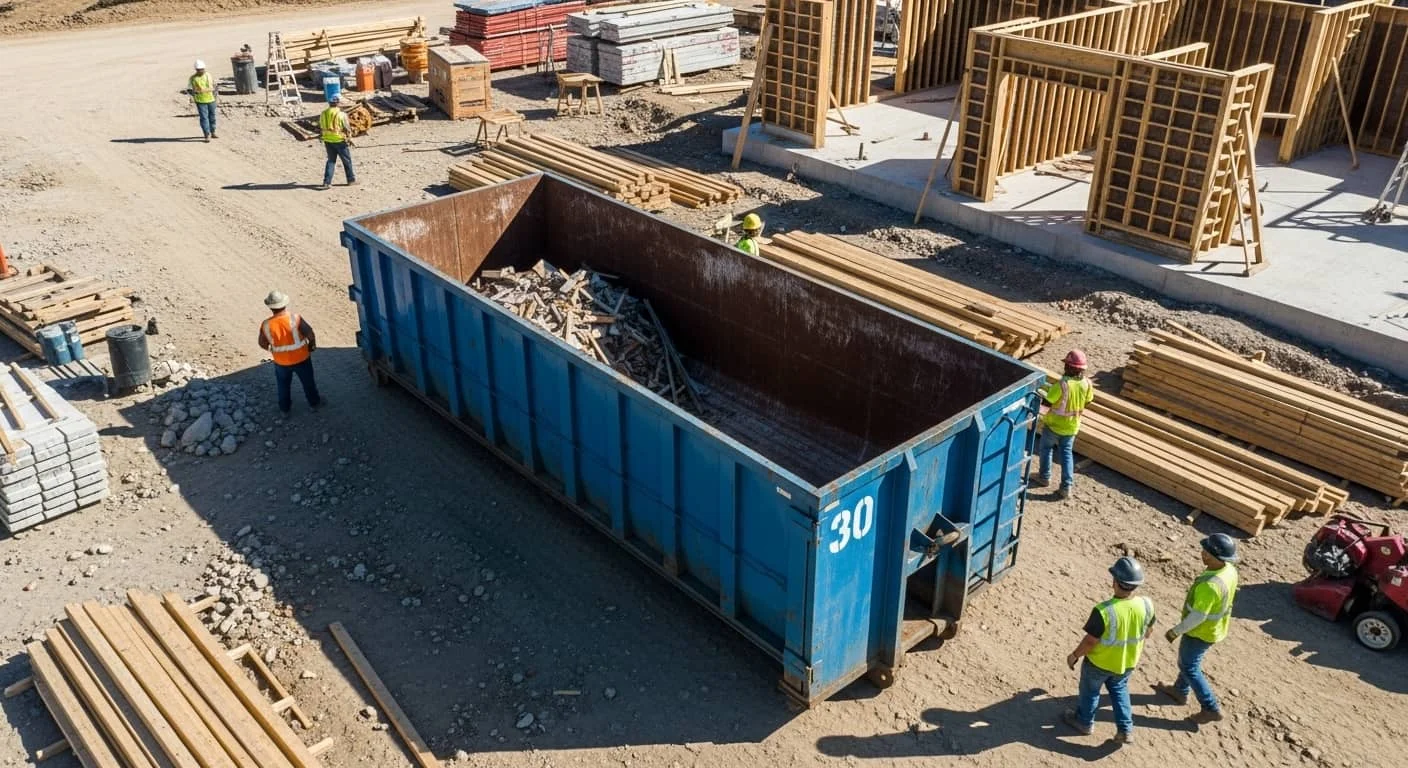 construction dumpster rental frederick md