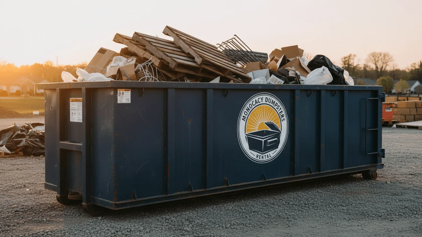 junk dumpster rental frederick img