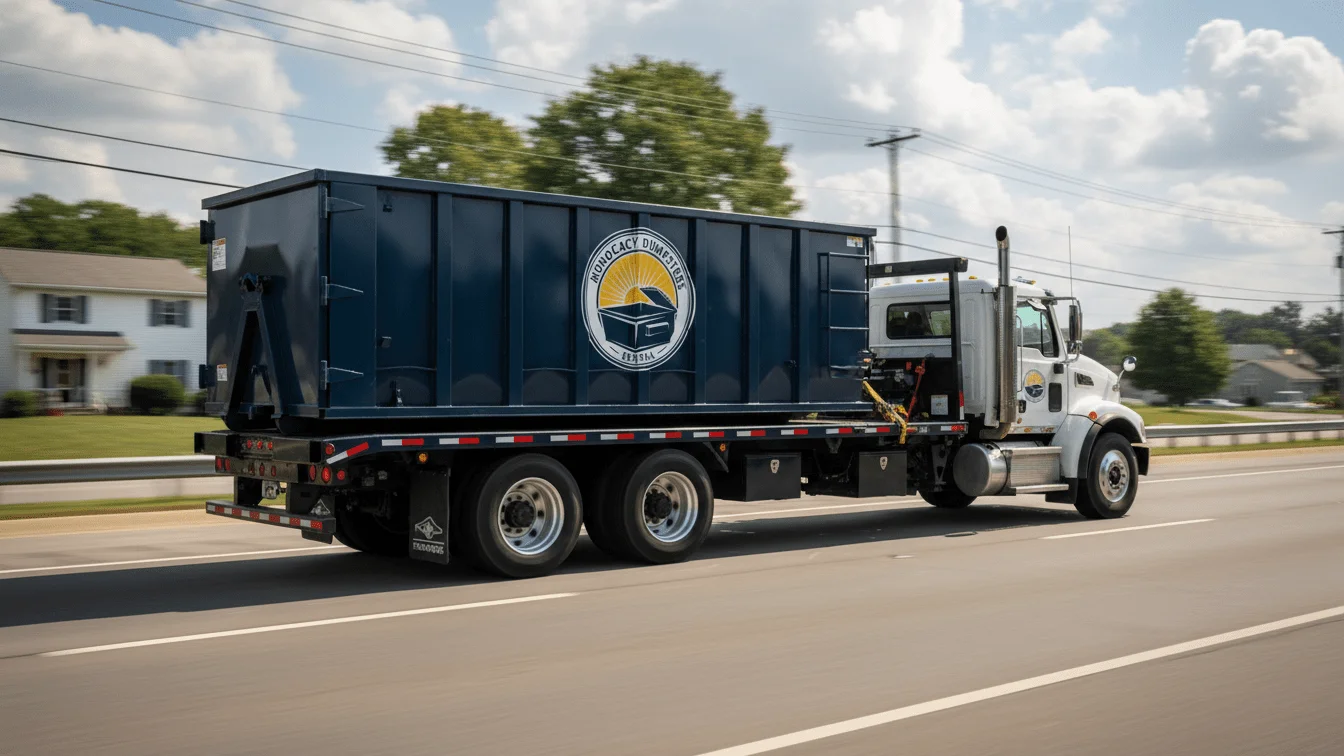 monocacy dumpsters on the road img