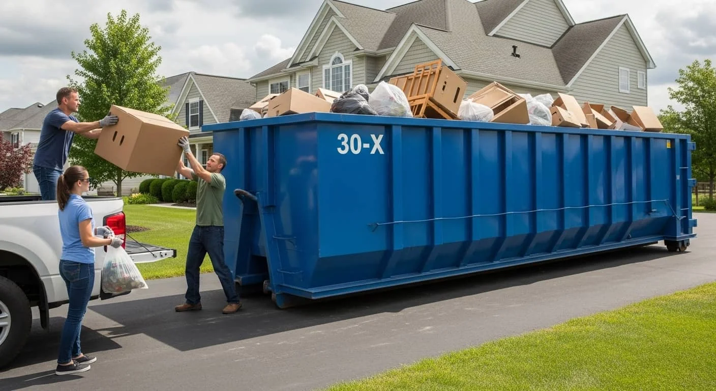 professional dumpster rental services in frederick md